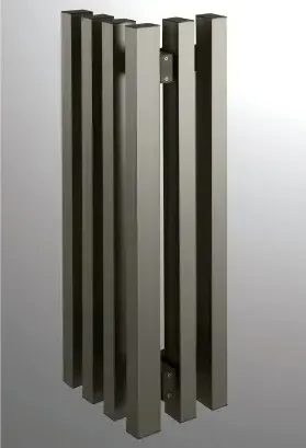 マット調 縦型 メタリックシルバー